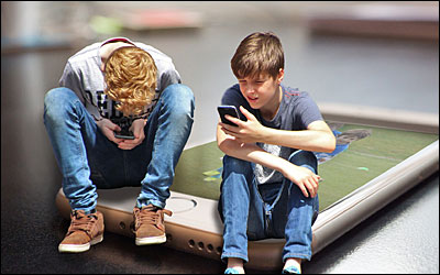 Bedrohung mit einer Faust