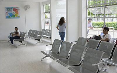 Wartezimmer im Krankenhaus